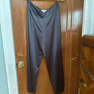 Kay Unger Gray Silk pants